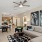 a living room with a ceiling fan at Bainbridge Nona North in Orlando, FL